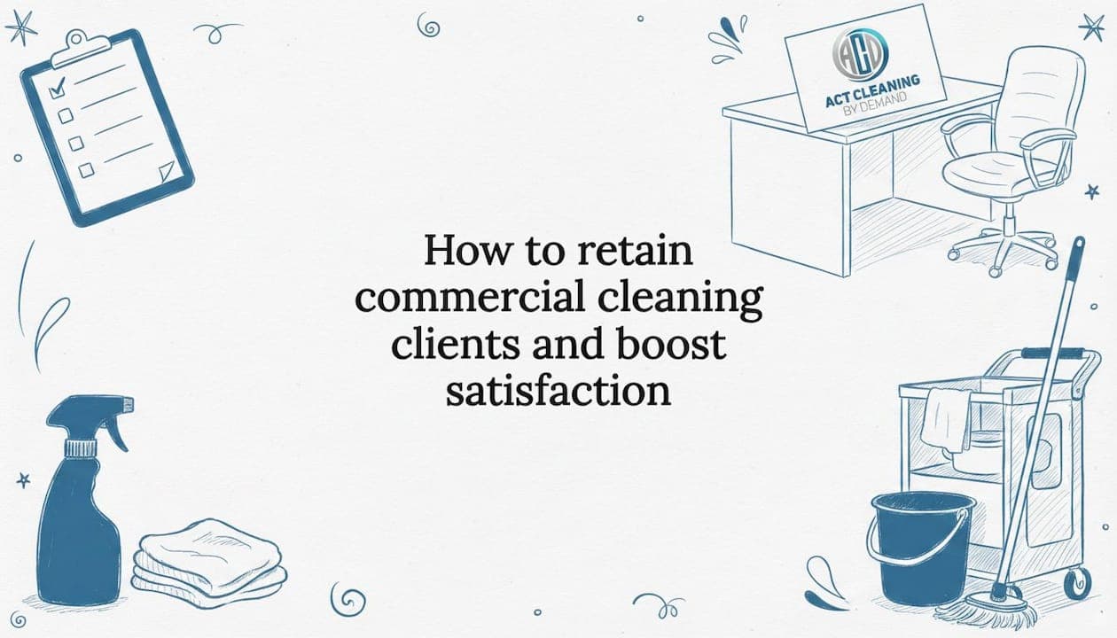 How to retain commercial cleaning clients and boost satisfaction