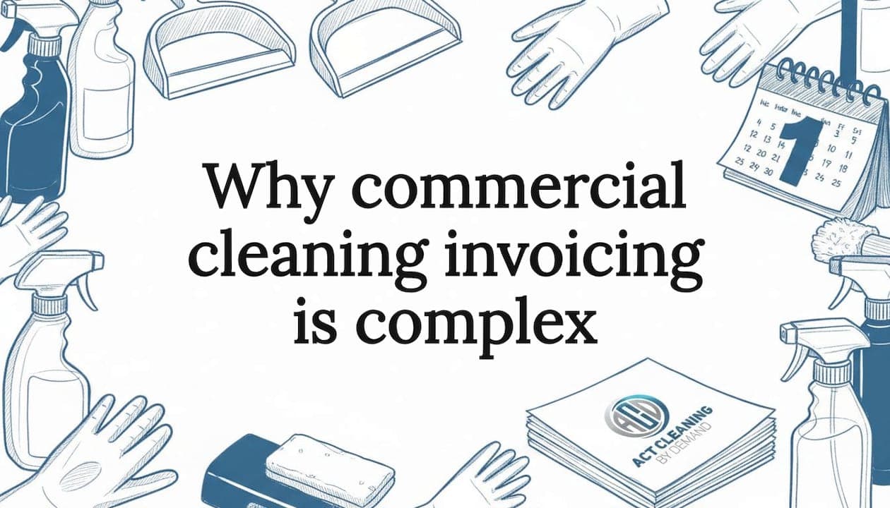 Why commercial cleaning invoicing is complex