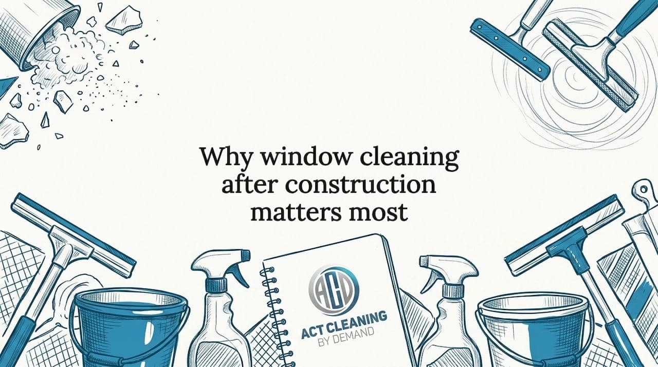 Why window cleaning after construction matters most