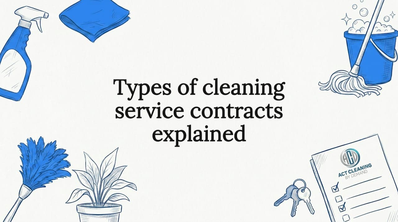 Types of cleaning service contracts explained
