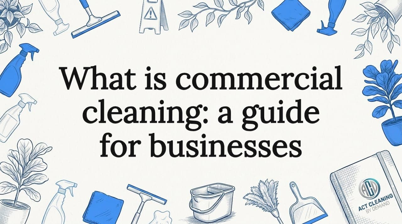 What is commercial cleaning: a guide for businesses