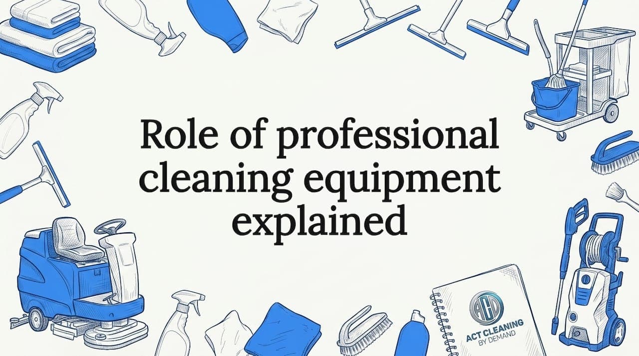 Role of professional cleaning equipment explained