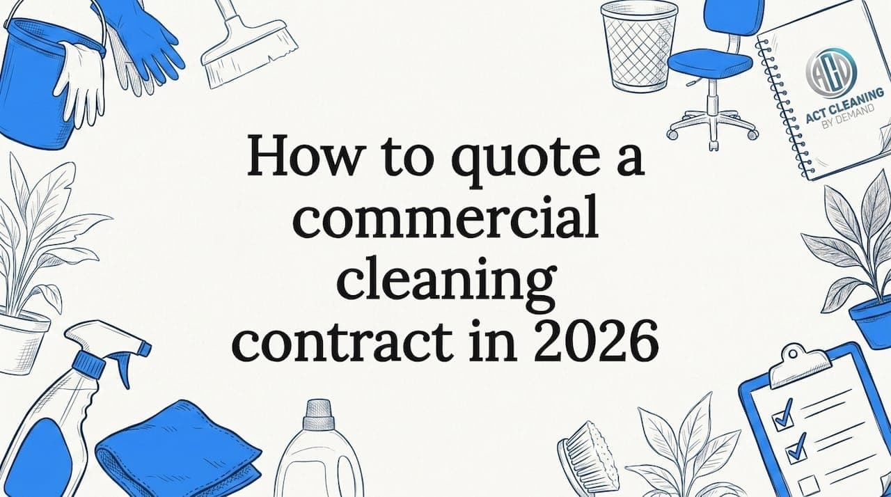 How to quote a commercial cleaning contract in 2026