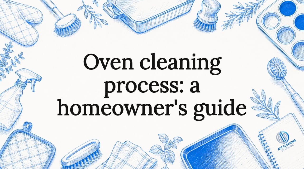 Oven cleaning process: a homeowner's guide