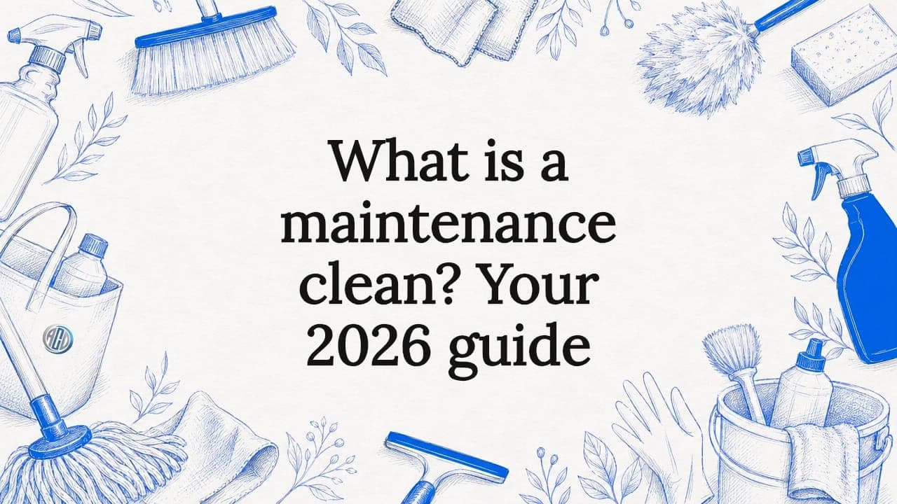 What is a maintenance clean? Your 2026 guide