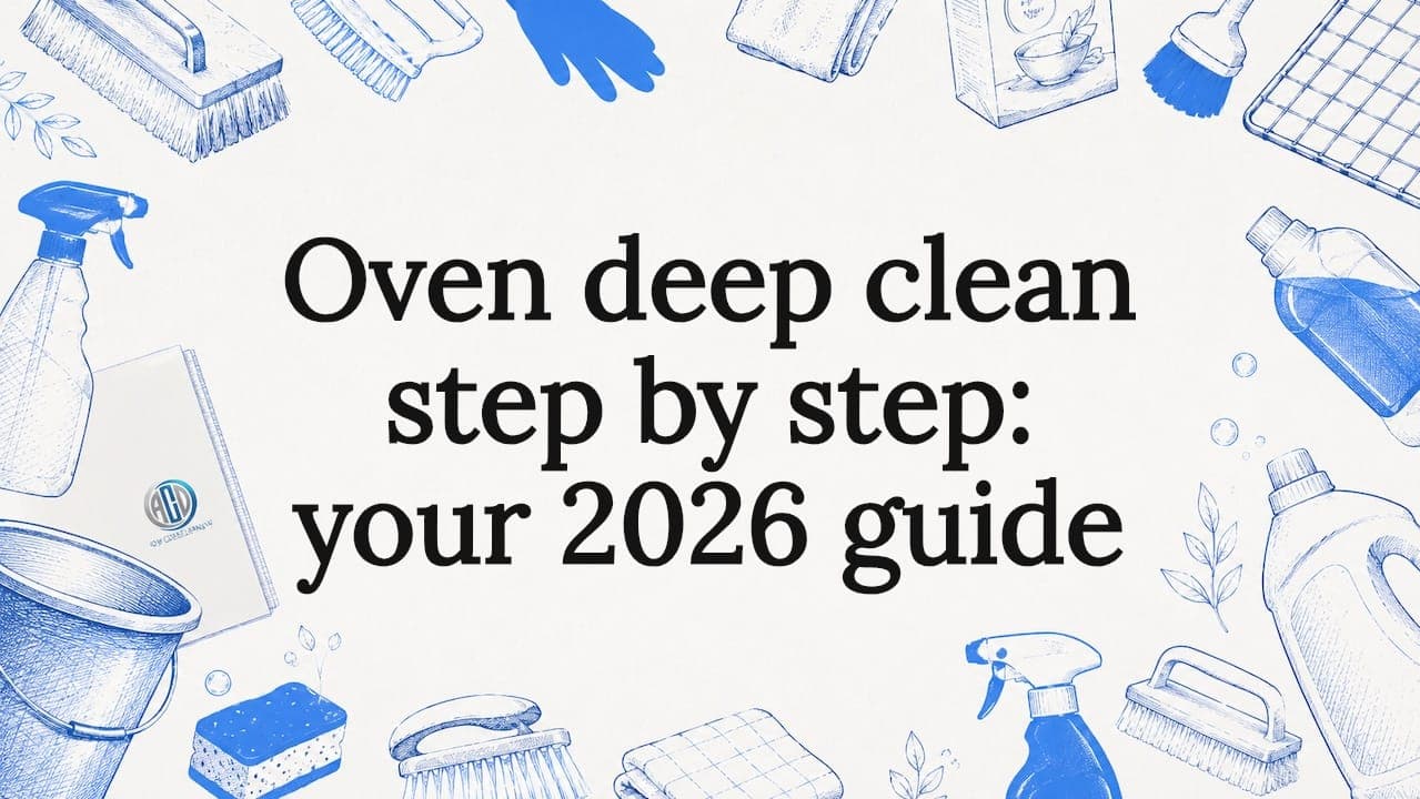 Oven deep clean step by step: your 2026 guide