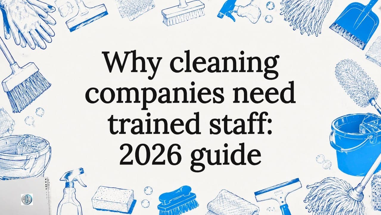 Why cleaning companies need trained staff: 2026 guide