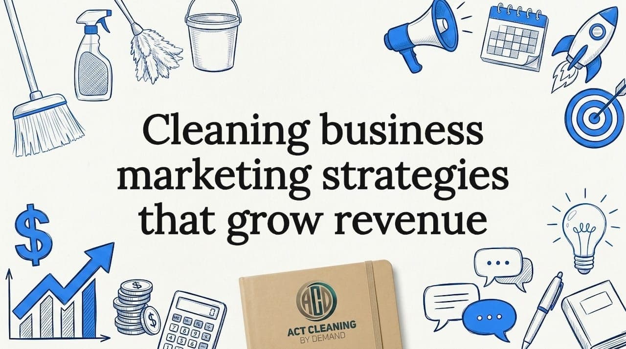 Cleaning business marketing strategies that grow revenue
