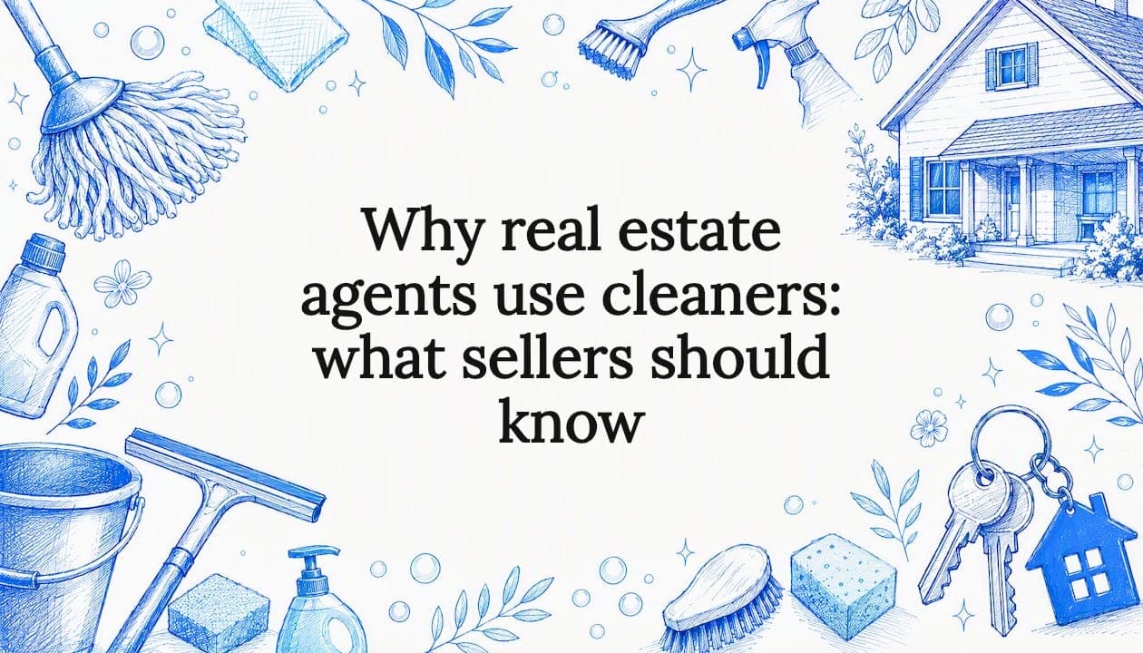 Why real estate agents use cleaners: what sellers should know