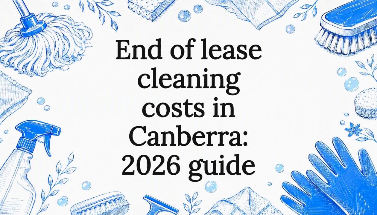 End of lease cleaning costs in Canberra: 2026 guide